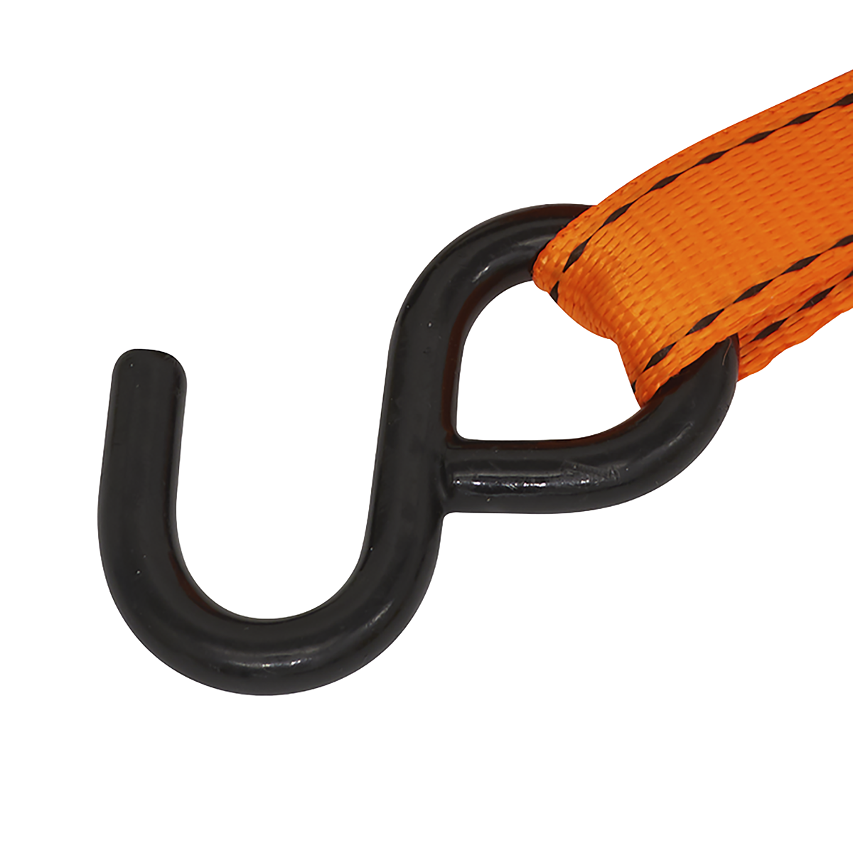 Ratchet Strap Polyester Webbing S-Hook with Corner Protector 25mm x 5m 600kg Breaking Strength TD0635S