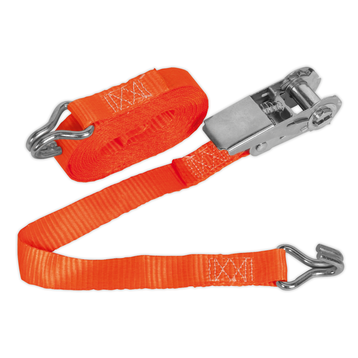 Ratchet Strap Polyester Webbing 25mm x 4.5m 800kg Breaking Strength TD0845J