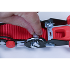 Slide Ratchet Strap Polyester Webbing with S-Hooks 32mm x 3m 1200kg Breaking Strength TD1202SR