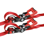 Slide Ratchet Strap Polyester Webbing with S-Hooks 32mm x 3m 1200kg Breaking Strength TD1202SR