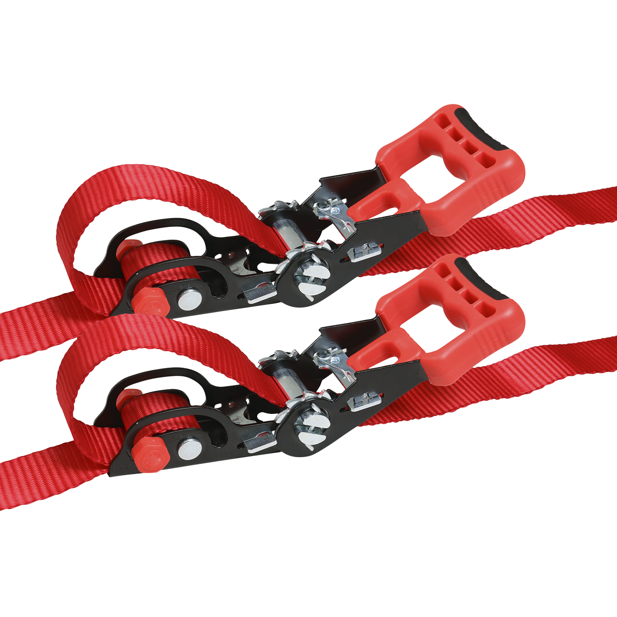 Slide Ratchet Strap Polyester Webbing with S-Hooks 32mm x 3m 1200kg Breaking Strength TD1202SR
