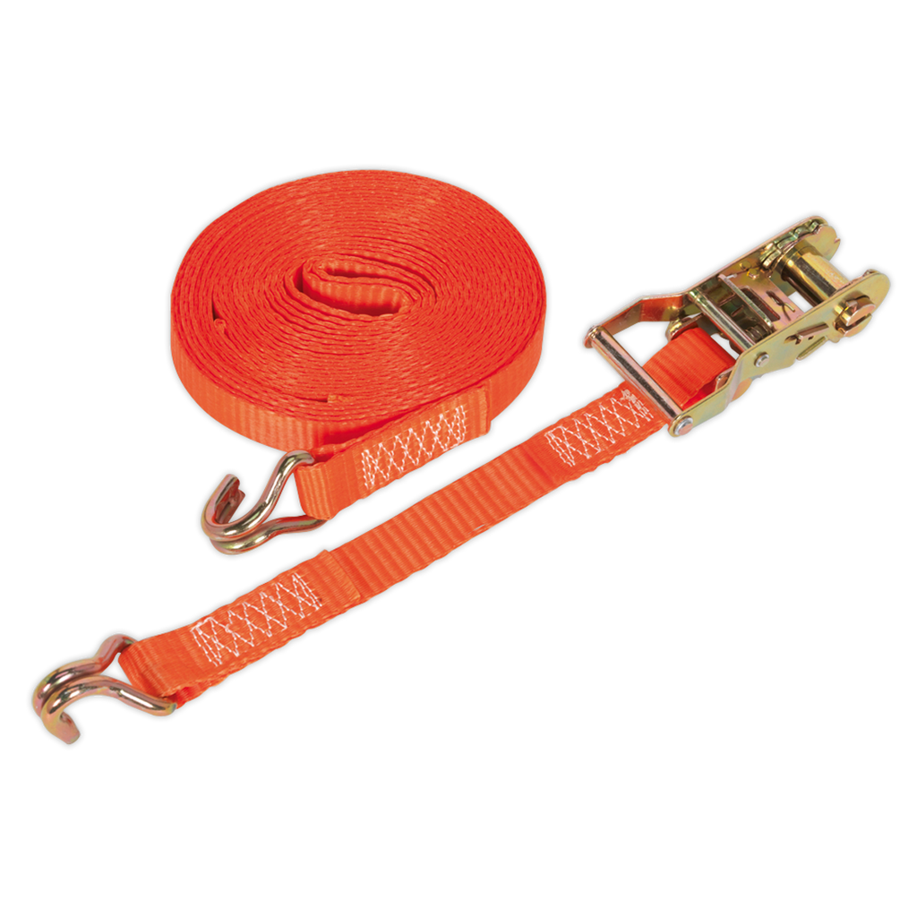 Ratchet Strap Polyester Webbing 25mm x 8m 1500kg Breaking Strength TD1508J