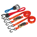 Ratchet Strap & Bungee Cord Set 6pc TD285SBD