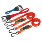 Ratchet Strap & Bungee Cord Set 6pc TD285SBD