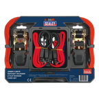 Ratchet Strap & Bungee Cord Set 6pc TD285SBD
