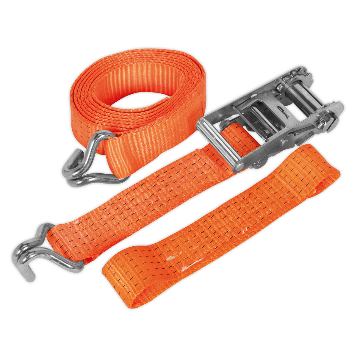 Alloy Wheel Car Transporter Ratchet Strap 50mm x 3m 5000kg Breaking Strength TDRWA