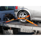 Alloy Wheel Car Transporter Ratchet Strap 50mm x 3m 5000kg Breaking Strength TDRWA