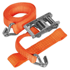Alloy Wheel Car Transporter Ratchet Strap 50mm x 3m 5000kg Breaking Strength TDRWA