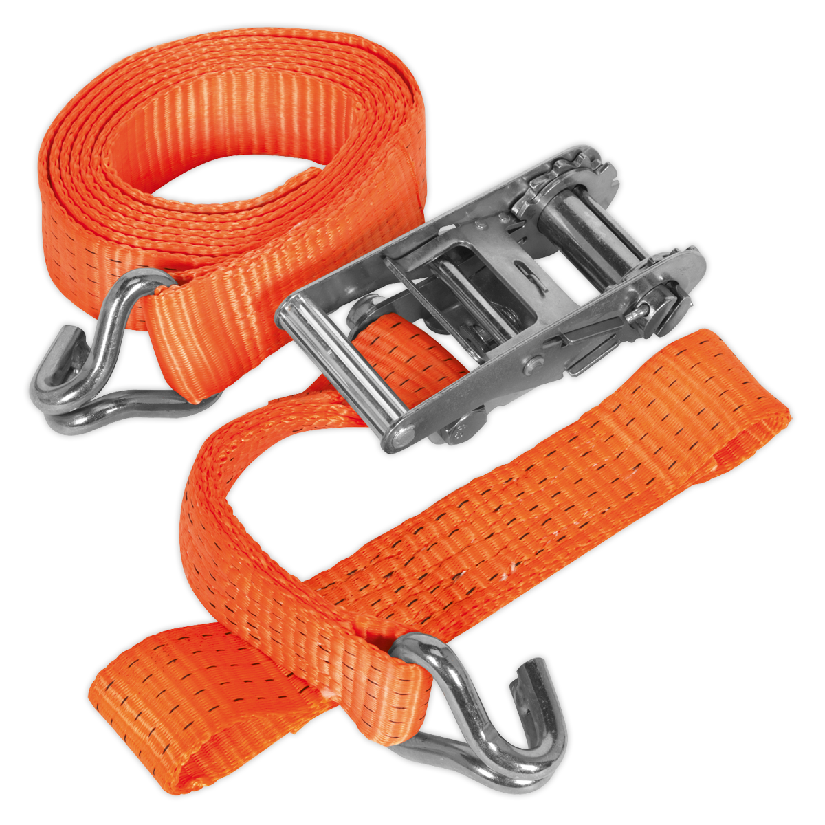 Alloy Wheel Car Transporter Ratchet Strap 50mm x 3m 5000kg Breaking Strength TDRWA