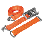 Steel Wheel Car Transporter Ratchet Strap 50mm x 3m 4500kg Breaking Strength TDRWS
