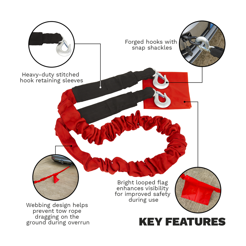 Tow Rope 5000kg Rolling Load Capacity TH5002