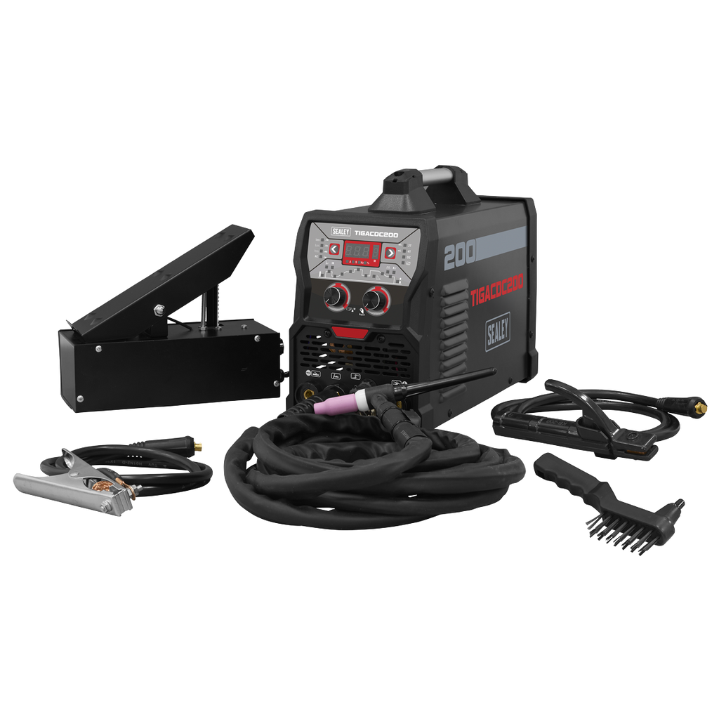 TIG/MMA AC/DC Pulse Inverter Welder 200A/230V TIGACDC200