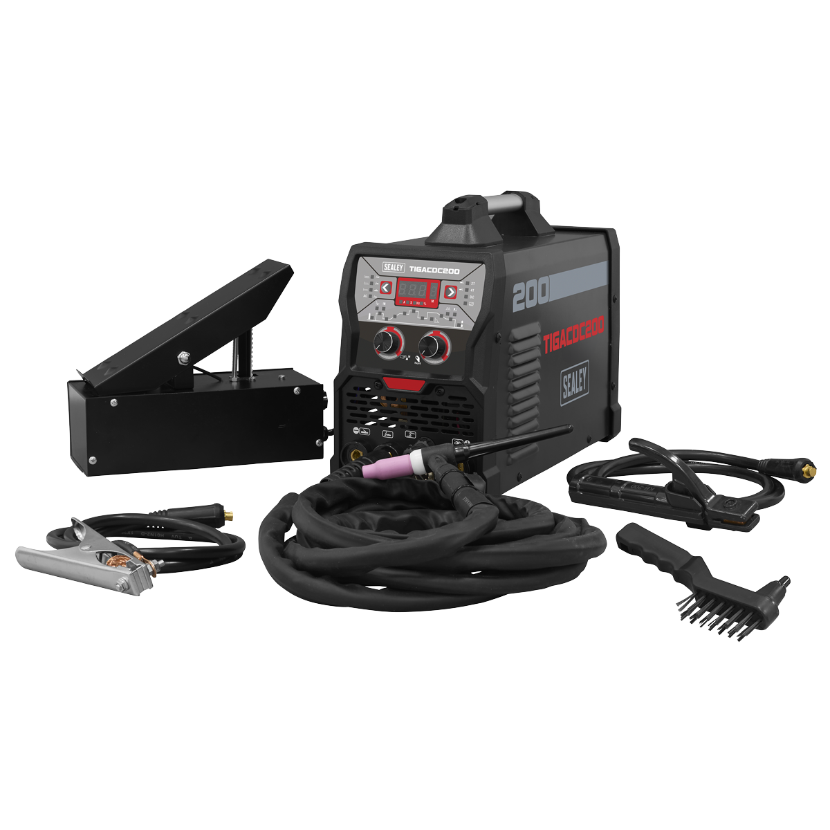 TIG/MMA AC/DC Pulse Inverter Welder 200A/230V TIGACDC200
