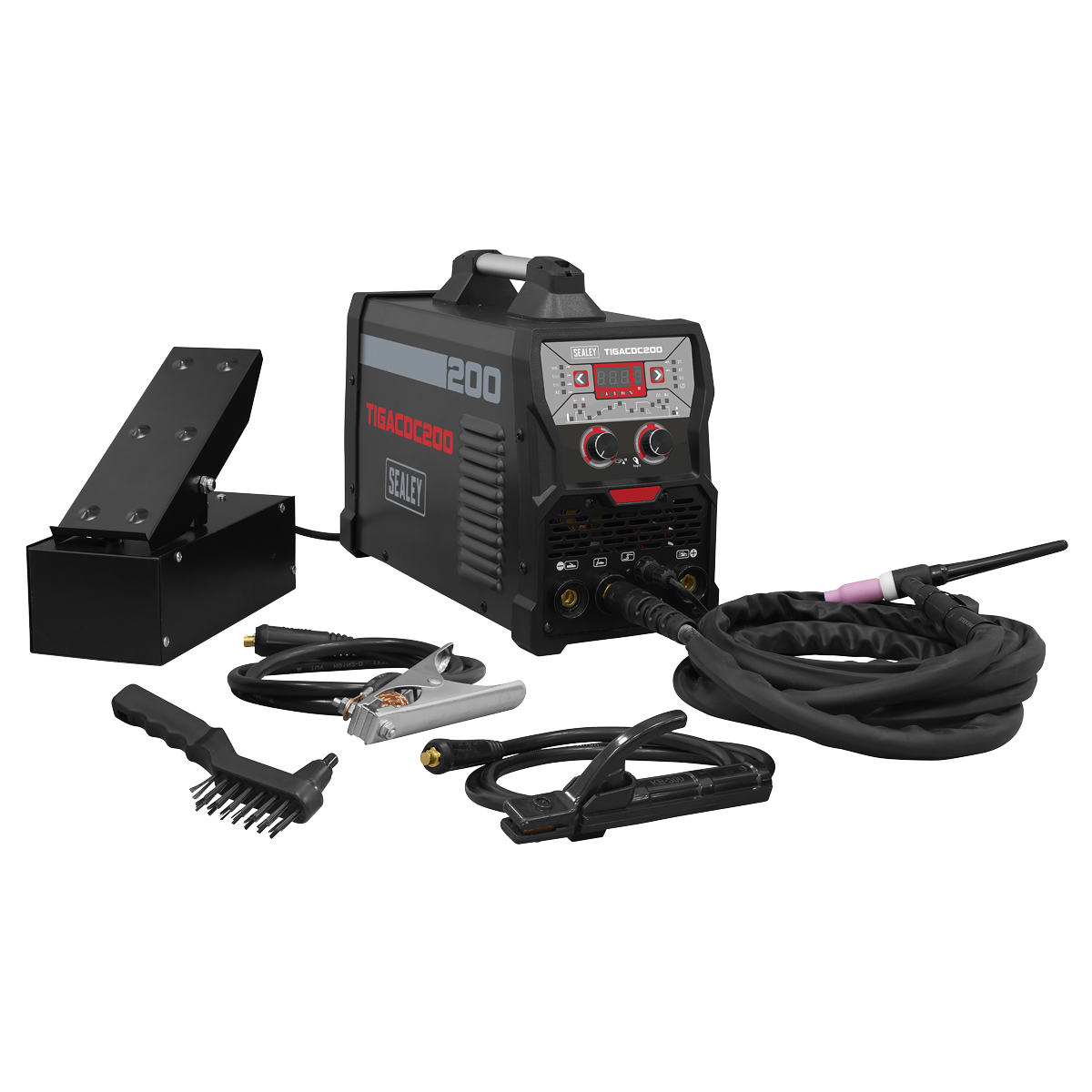 TIG/MMA AC/DC Pulse Inverter Welder 200A/230V TIGACDC200
