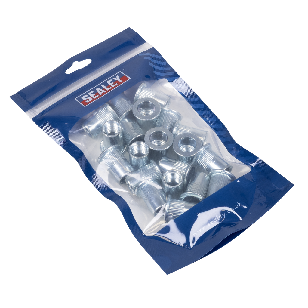 Splined Threaded Insert (Rivet Nut ) M12 - 25pcs TISM12