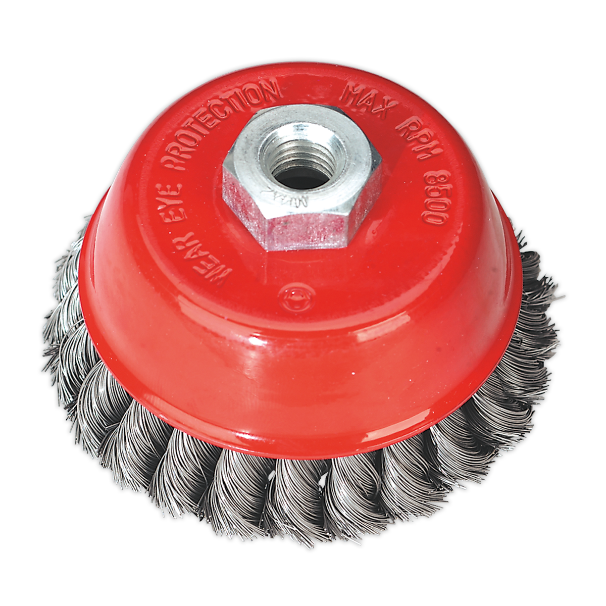 100mm Twist Knot Wire Cup Brush M14 x 2mm TKCB100