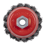 65mm Twist Knot Wire Cup Brush M10 x 1.25mm TKCB652