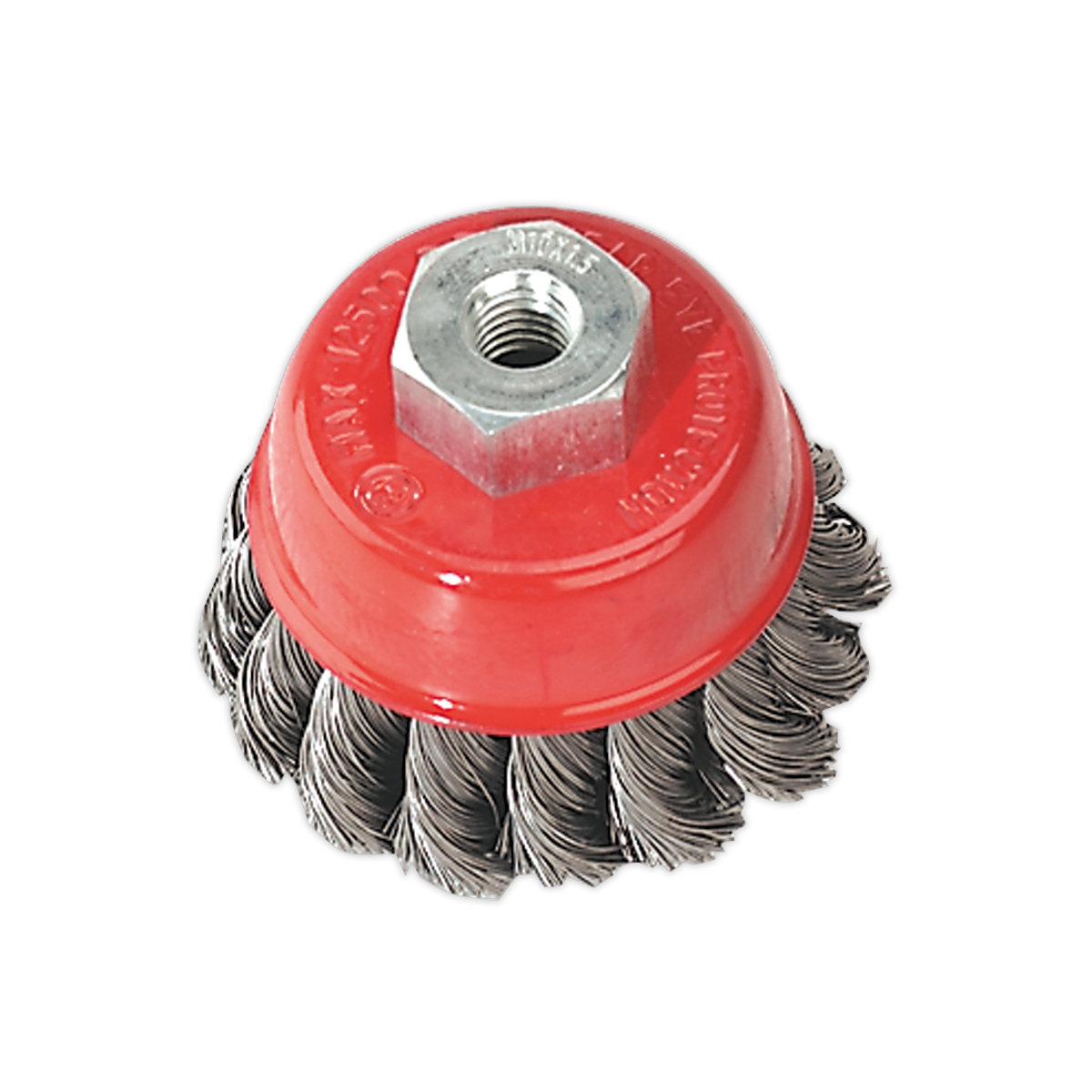 65mm Twist Knot Wire Cup Brush M10 x 1.5mm TKCB65