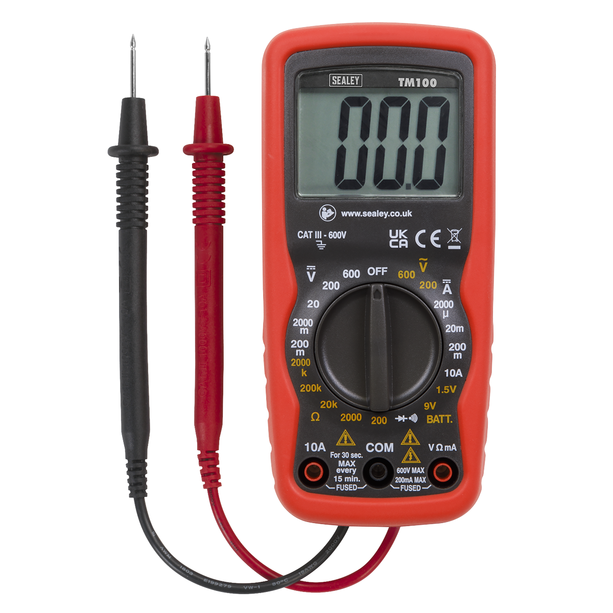 6-Function Professional Digital Multimeter TM100