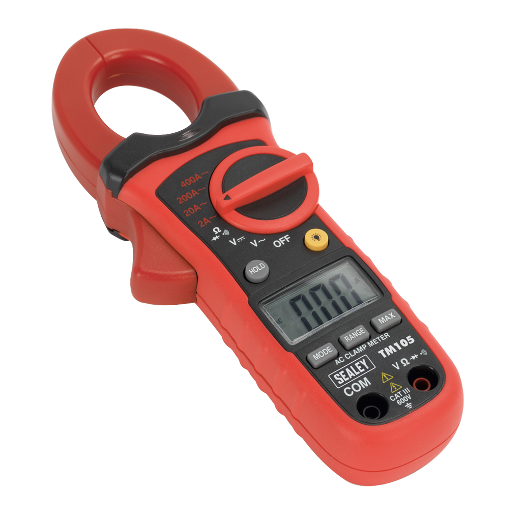6-Function Professional Auto-Ranging Digital Clamp Meter NCVD TM105
