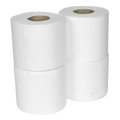 Plain White Toilet Roll - Pack of 4 x 10 (40 Rolls) TOL40