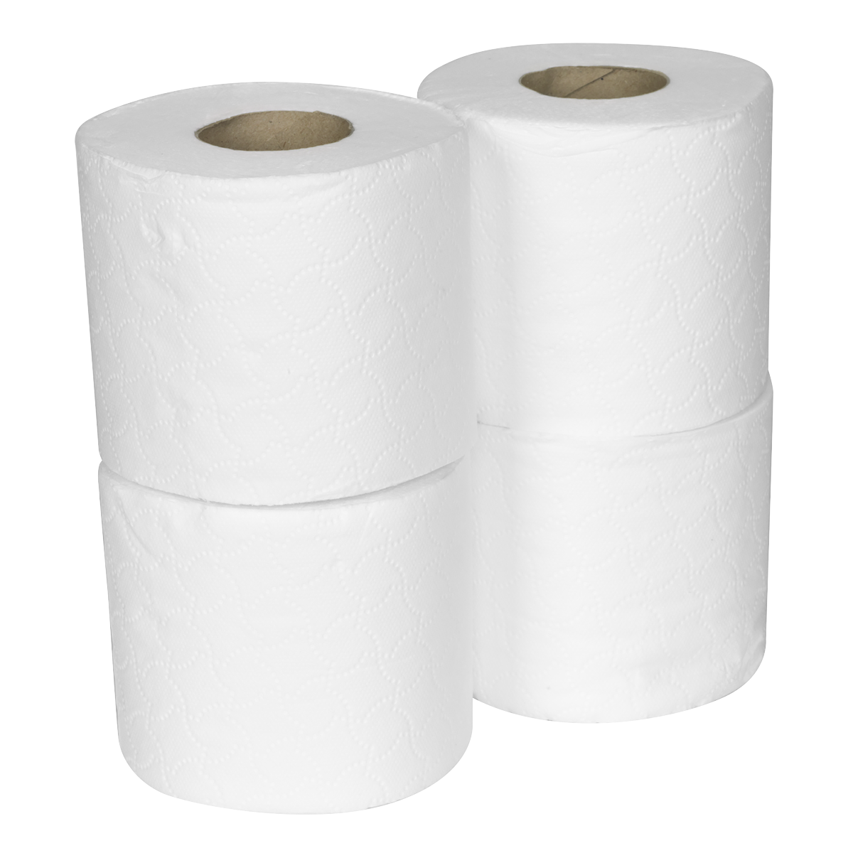 Plain White Toilet Roll - Pack of 4 x 10 (40 Rolls) TOL40