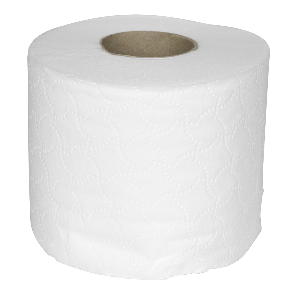 Plain White Toilet Roll - Pack of 4 x 10 (40 Rolls) TOL40