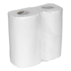 Plain White Toilet Roll - Pack of 4 x 10 (40 Rolls) TOL40
