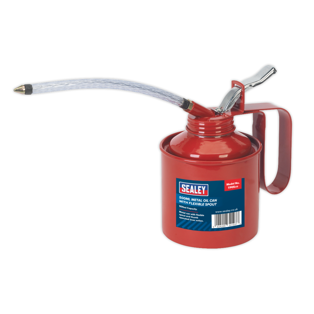 Metal Oil Can with Flexible Spout 500ml TP05