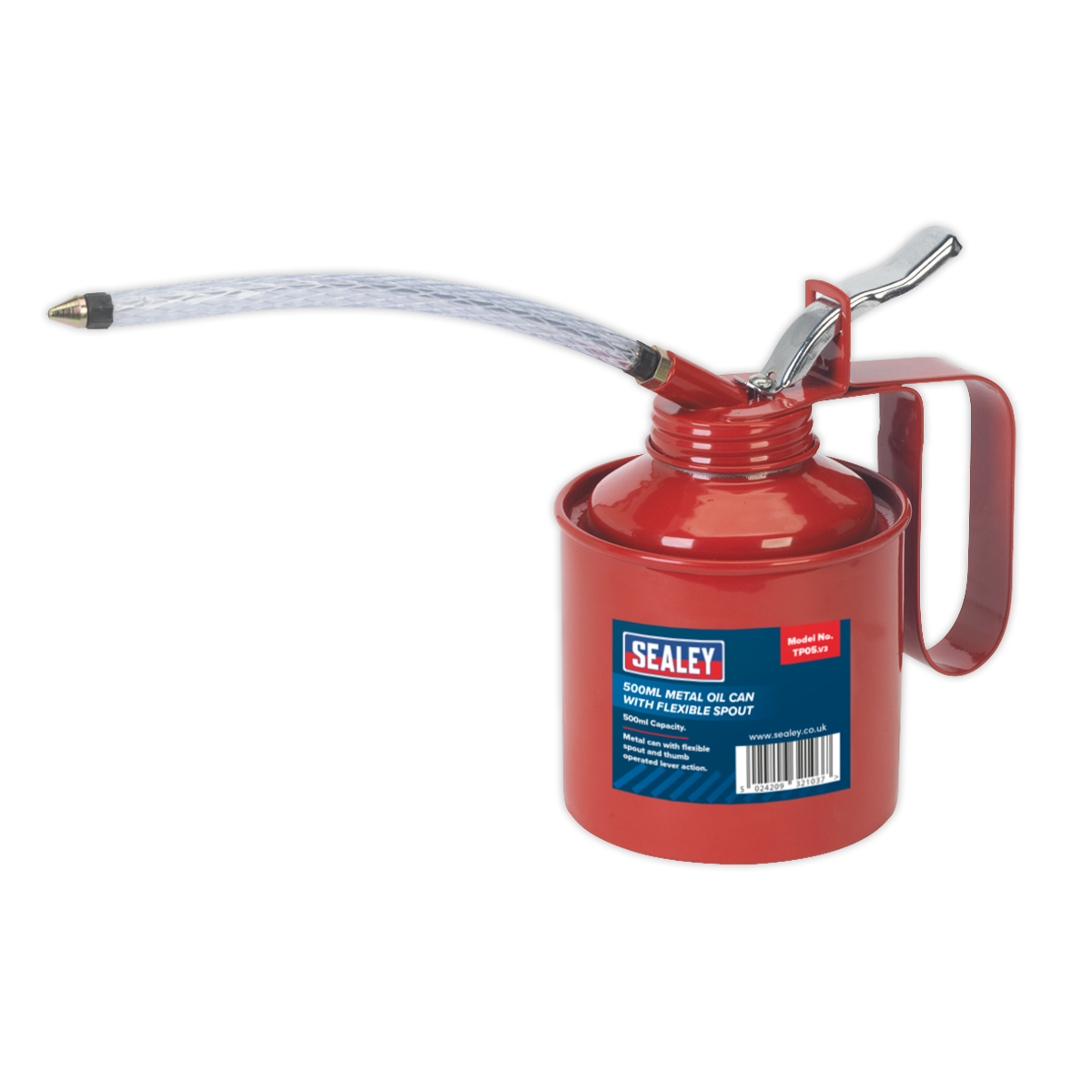 Metal Oil Can with Flexible Spout 500ml TP05