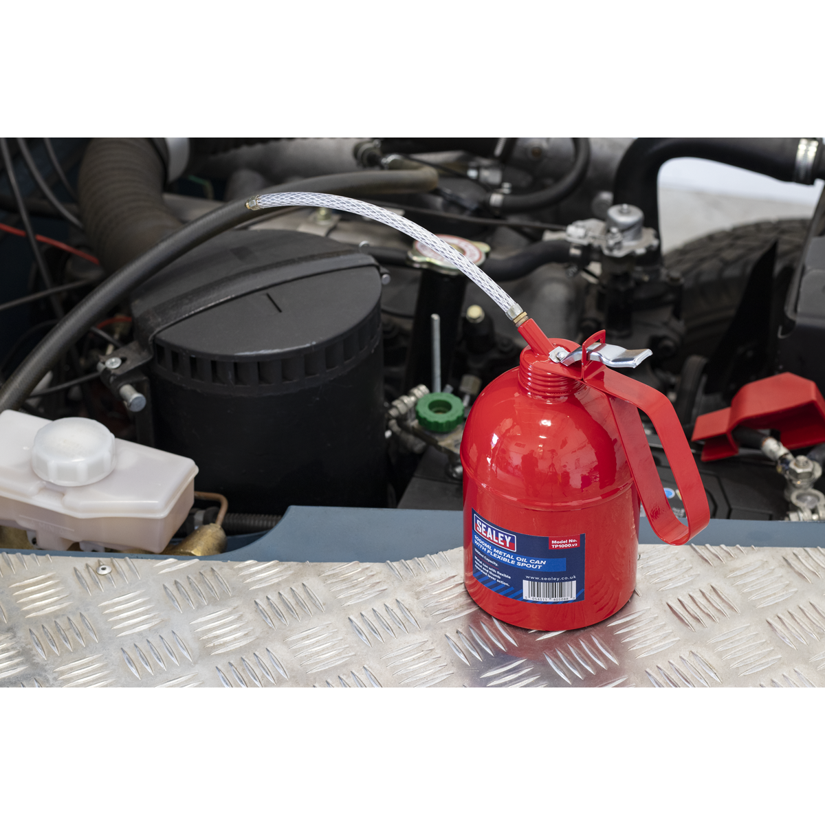 Metal Oil Can with Flexible Spout 1000ml TP1000
