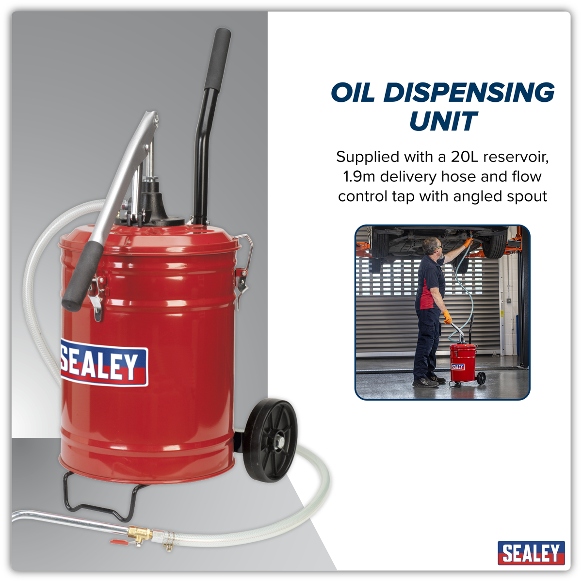 Mobile Gear Oil Dispensing Unit 20L TP17