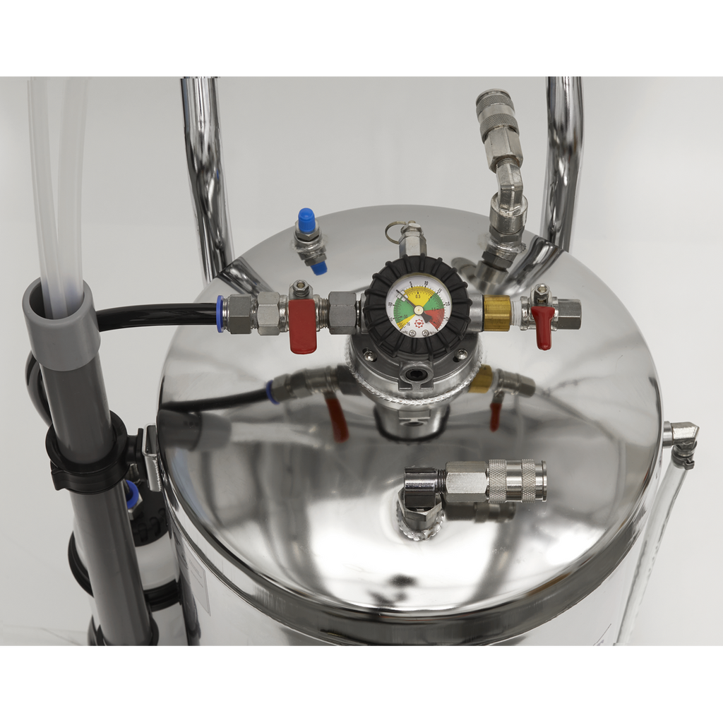 Air Operated Stainless Steel Fuel Drainer 40L TP200S