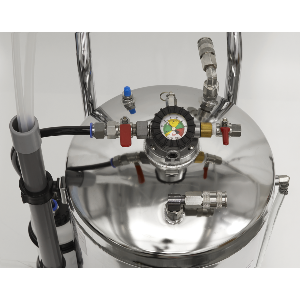 Air Operated Stainless Steel Fuel Drainer 40L TP200S