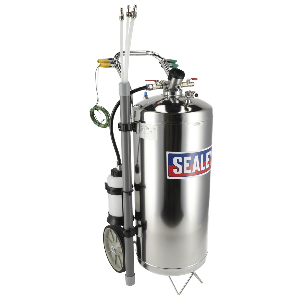 Air Operated Stainless Steel Fuel Drainer 40L TP200S