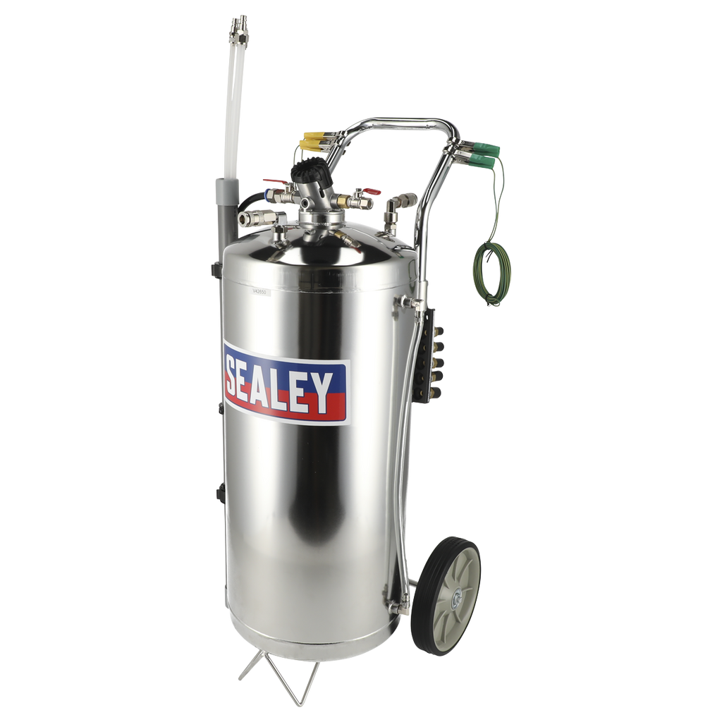 Air Operated Stainless Steel Fuel Drainer 40L TP200S