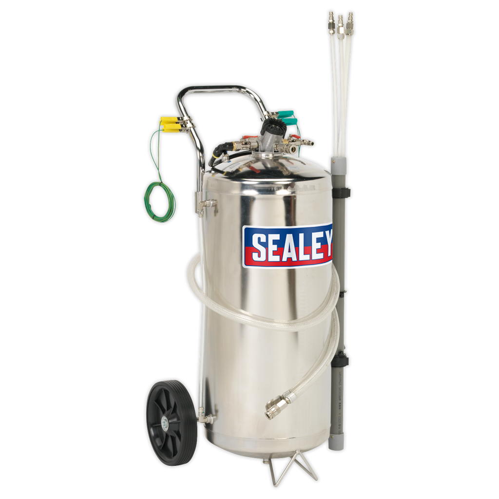 Air Operated Stainless Steel Fuel Drainer 40L TP200S