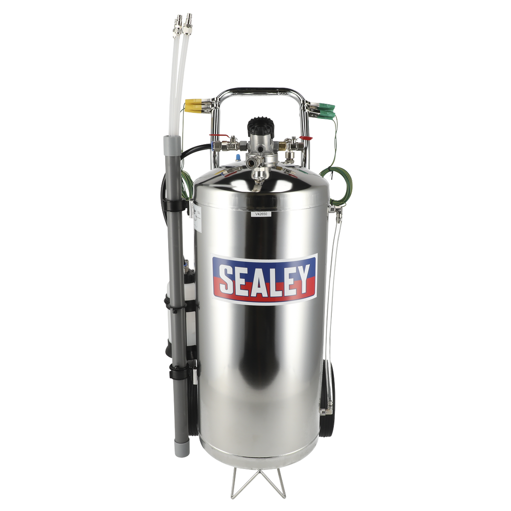 Air Operated Stainless Steel Fuel Drainer 40L TP200S