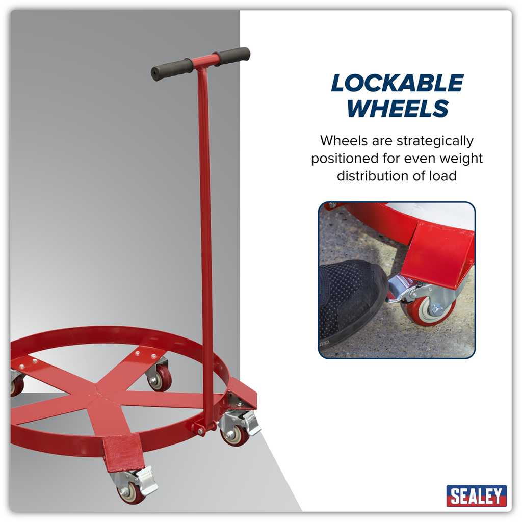 Drum Dolly with Handle 205L TP205H
