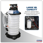 Manual/Air Vacuum Oil & Fluid Extractor Pump 18L TP6909
