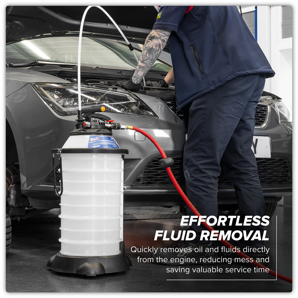 Manual/Air Vacuum Oil & Fluid Extractor Pump 18L TP6909