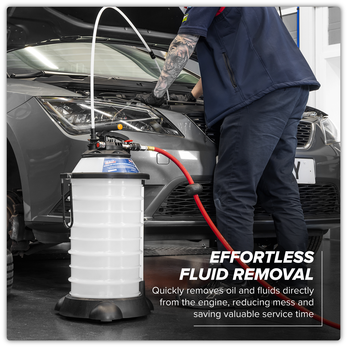Manual/Air Vacuum Oil & Fluid Extractor Pump 18L TP6909