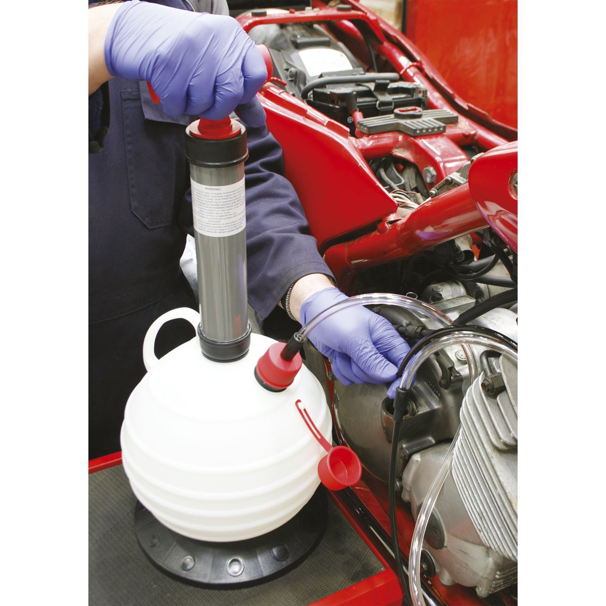Manual Vacuum Oil & Fluid Extractor Pump 5.5L TP696