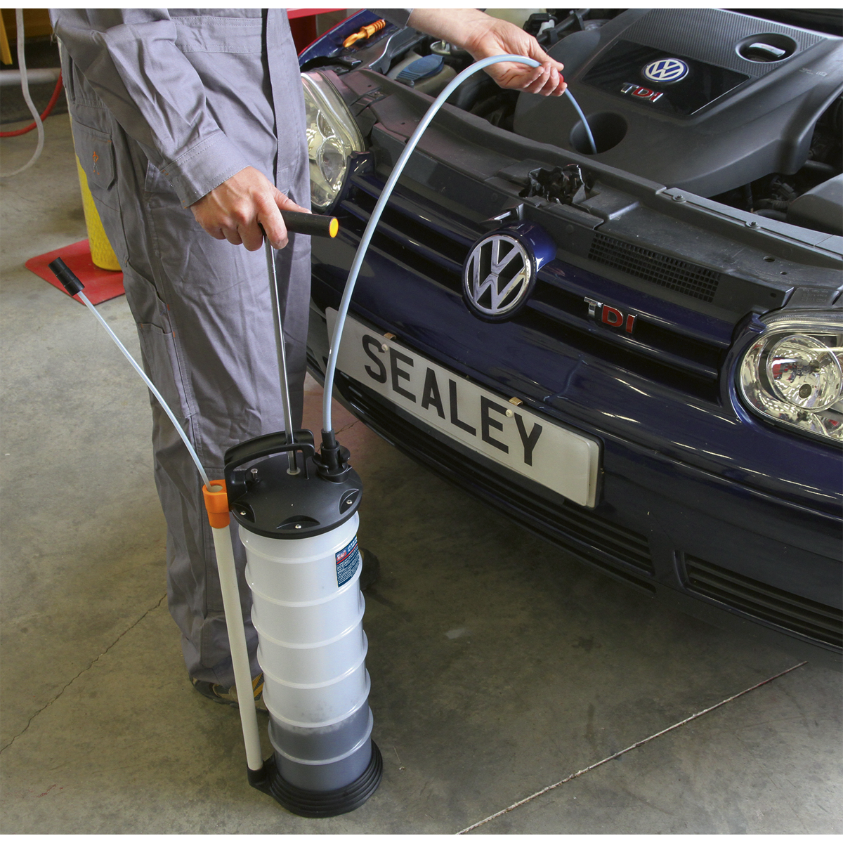 Manual Vacuum Oil & Fluid Extractor Pump 6.5L TP69