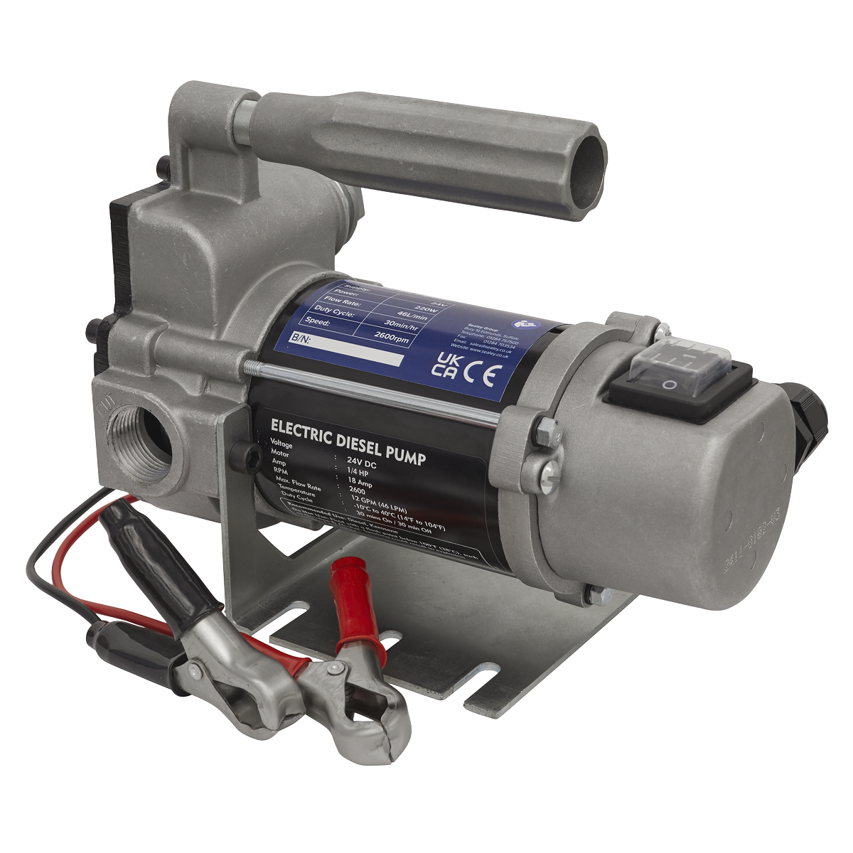 Portable Diesel/Fluid Transfer Pump 24V TP9624