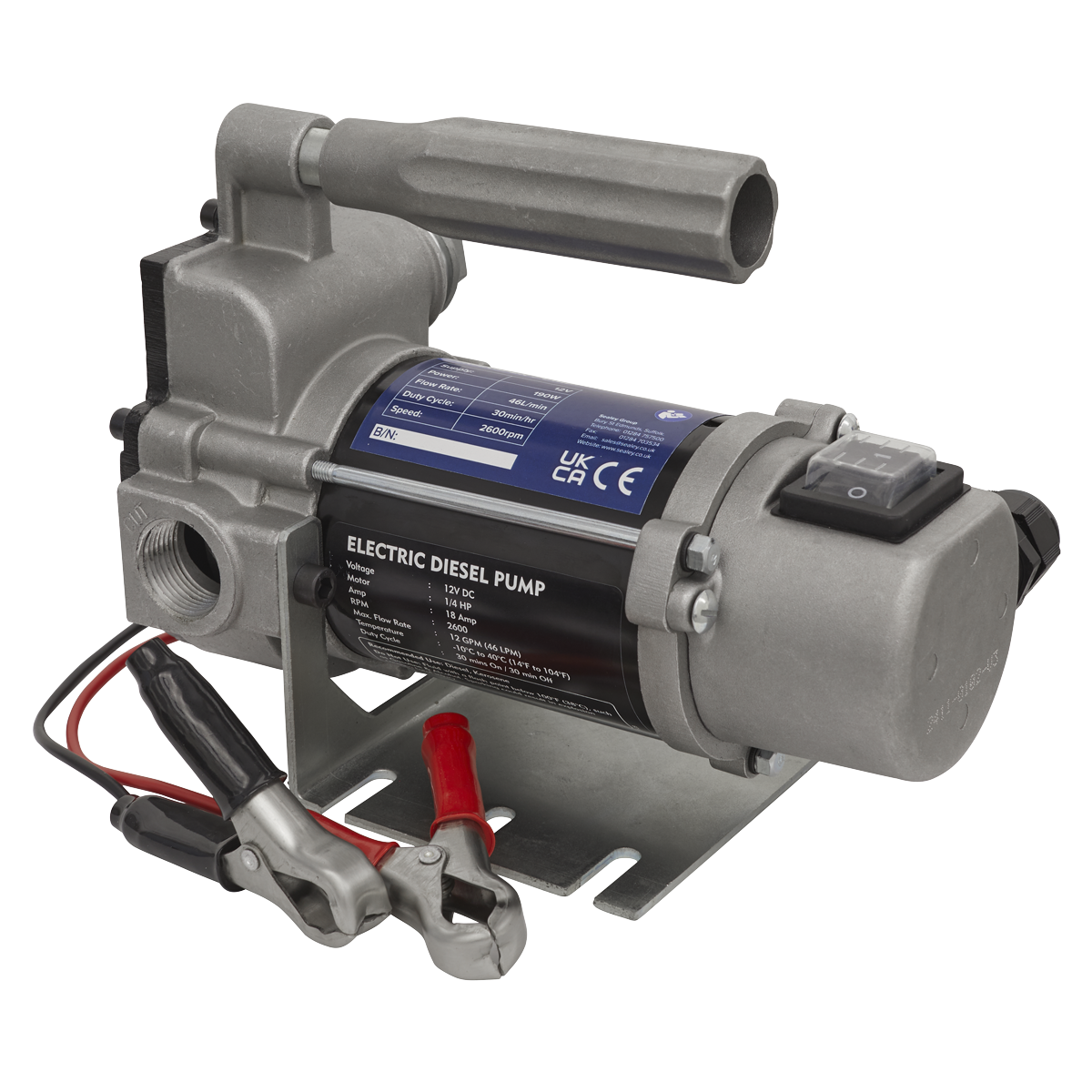 Portable Diesel/Fluid Transfer Pump 12V TP96