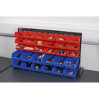 Bench Mounting Bin Storage System with 30 Bins TPS1218
