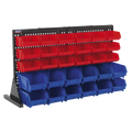 Bench Mounting Bin Storage System with 30 Bins TPS1218