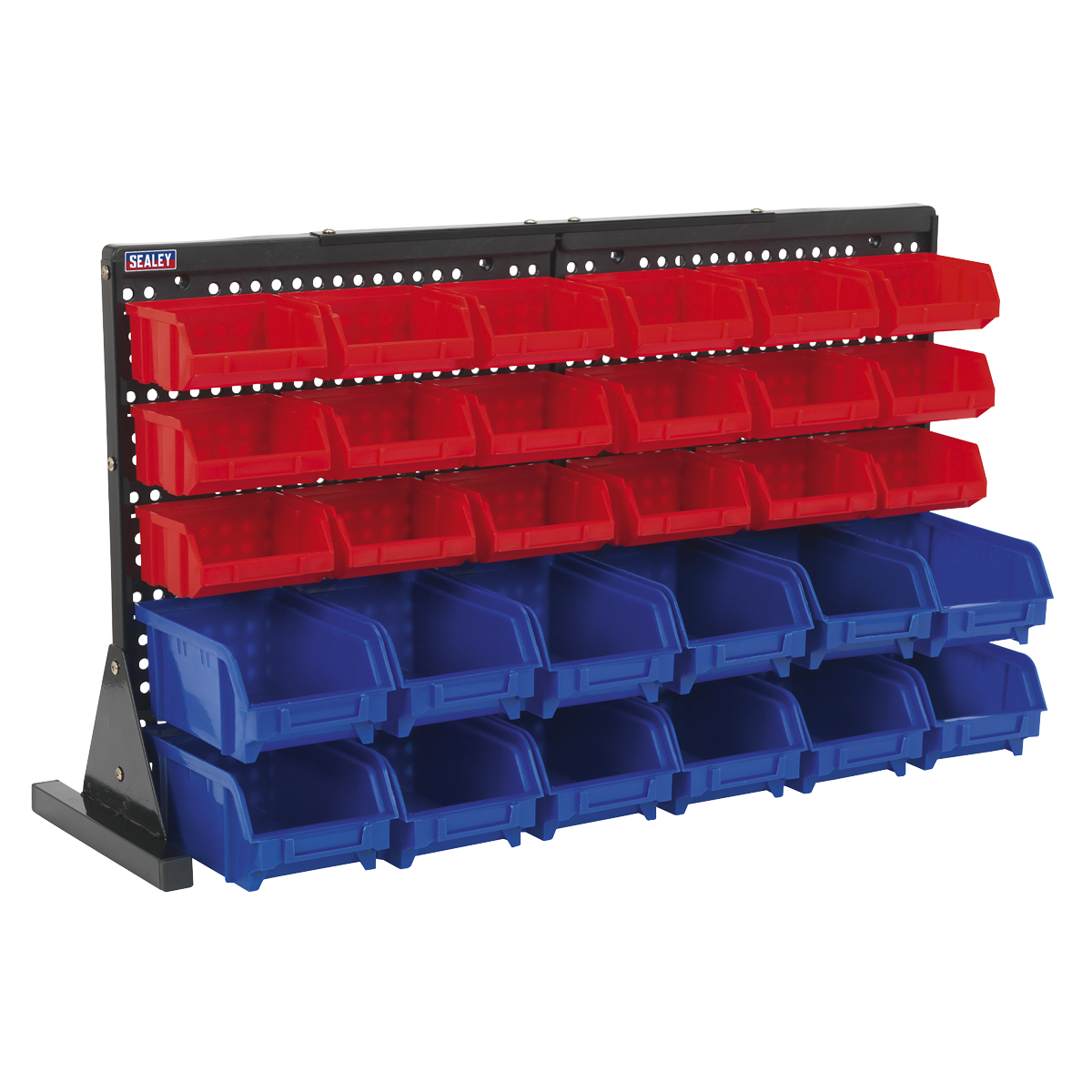 Bench Mounting Bin Storage System with 30 Bins TPS1218