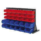 Bench Mounting Bin Storage System with 30 Bins TPS1218
